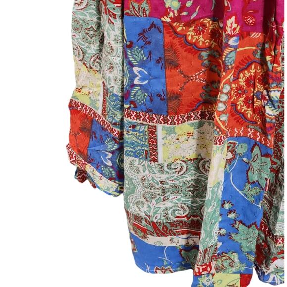 Jones new York Floral Patchwork Blouse Plus Size 3X New!!! - Picture 4 of 11